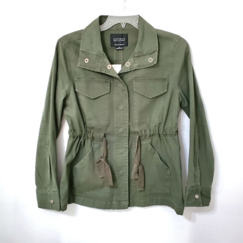 $129 NEW NWT Sanctuary Sz‎ M, Jacket Military Green